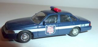 Wisconsin State Patrol 1:84 Ford Crown Vic Toy Police Car 2 1/2 " See Photos