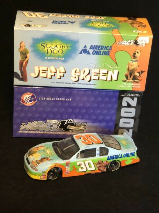 2002 Jeff Green 30 Aol Scooby Doo Monte Carlo Action 1:24 Scale Nascar Diecast