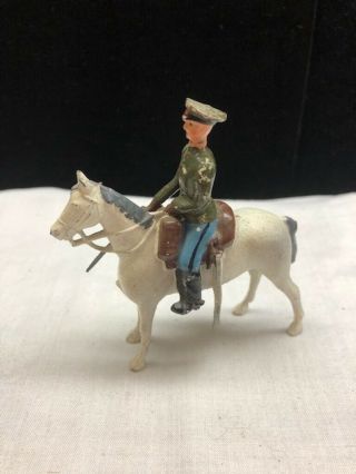 Vintage Britains Ltd. ,  England Lead Soldier On White Horse