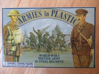 Armies In Plastic Wwi British Army In Steel Helmets,  5406 1/32 Scale 54mm