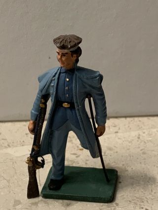 Reeves Lead Union Infantry Injured 54mm 1/32 American Civil War Acw 4 Soldier