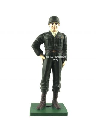 1:32 Metal Blue Box Toys Elite Command Wwii Us Army General George Patton Figure
