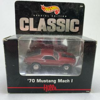 Red ' 70 Mustang Mach I Hills - Hot Wheels Classic 3
