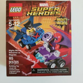 Lego 76073 Mighty Micros: Wolverine Vs Magneto - Box