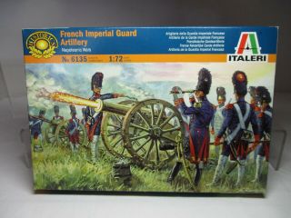 Italeri 1/72 Napoleonic Wars French Imperial Guard Artillery (6135)