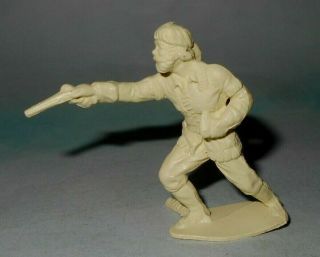 1950s Marx Fort Apache Play Set Cream Plastic 60mm Revised Pioneer With Pistol