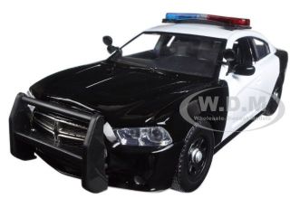 Box Dented 2011 Dodge Charger Pursuit W/ Lights & Sound 1/24 Motormax 79533