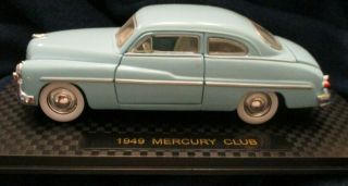 Road Champs 1/43 Die Cast 1949 Mercury Club In Display Case