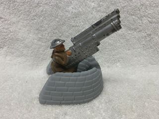 Vintage Barclay 789 Toy Soldier With Machine Gun
