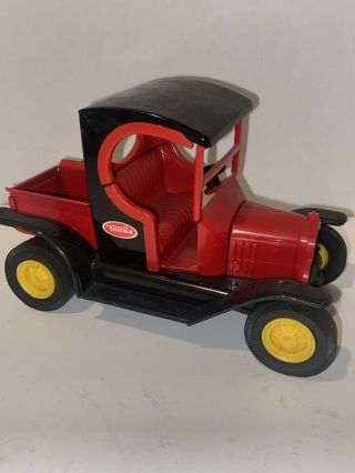 Tonka Model T Black And Red,  Made In Usa,