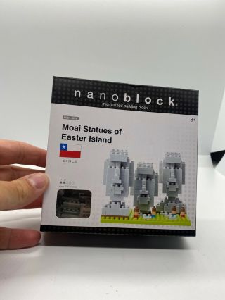 Moai Statues Of Easter Island Nanoblock Miniature Building Blocks Nbh009