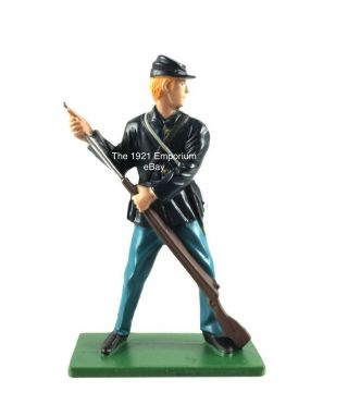 1:32 Metal Blue Box Toys Elite Command Civil War Us Union Army Soldier Figure