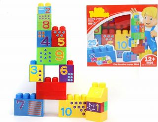 Toyzabo Building Blocks For Toddlers Numbers Blocks For Age 1 - 2 - 3 - 4 - 5 - 6, .
