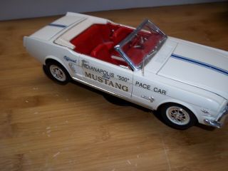 1965 - 1/18th Indy 500 Ford Mustang Pace Car By Mira,  Metal Diecast