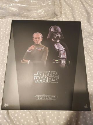Hot Toys Star Wars Grand Moff Tarkin And Darth Vader Mms434 1/6 Scale.