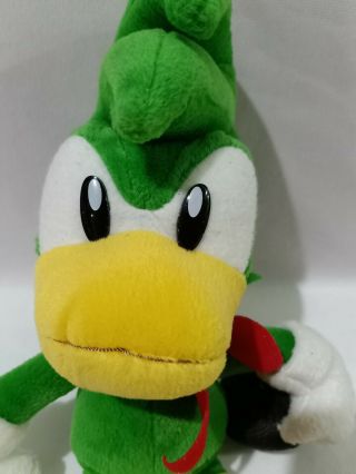 Sonic the Fighters Bean the Dynamite SEGA 1996 Plush Doll Toy Japan 11.  5 