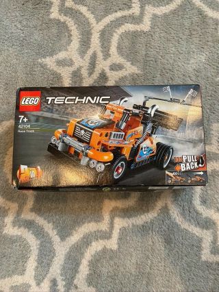 Lego Technic Race Truck 42104 Pull - Back Model Truck Building Kit,
