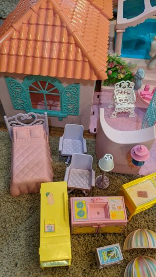Vintage G1 My Little Pony Paradise Estate Playset Near Complete Accessories MLP 3