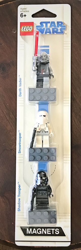 Lego Star Wars 852715 Darth Vader Shadow Trooper Snowtrooper Minifigure Magnets