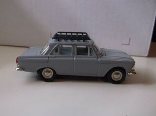 Moskvich 412 Gray Soviet Sedan USSR 1/43 Scale Collectible Model Car 2