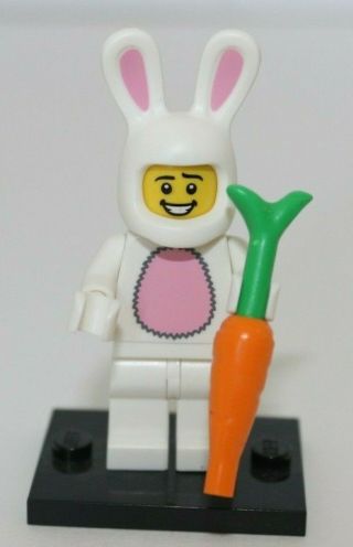 Lego Minifigure Series 7 Bunny Suit Guy With Carrot