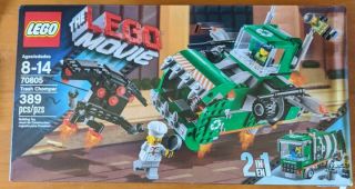 Lego The Lego Movie Trash Chomper (70805) 2 In 1 Retired Minifigures