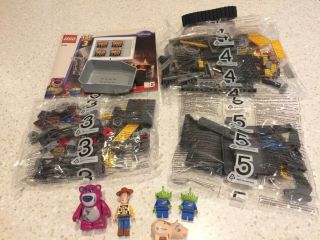 Lego 7596 Toy Story Trash Compactor Escape Bags 3,  4 & 5 With Minifigures