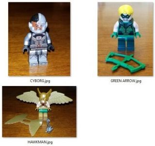 Lego Cyborg Hawkman Green Arrow Darkseid Minifigure Dc 76028 You Choose