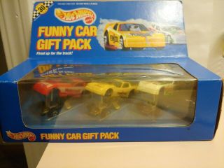 Hotwheels 1991 Limited Edition Funny Car Gift Pack (3 Cars).  Vhtf.  Cars