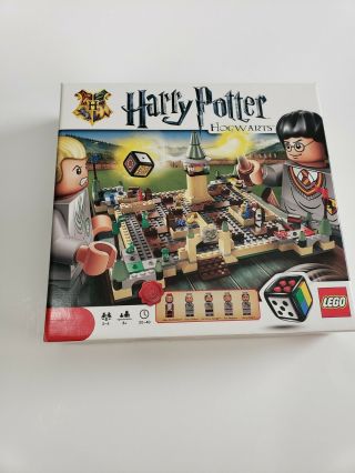 2010 Lego Harry Potter Hogwarts Board Game 3862 Complete Set