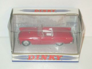Dinky 1:43 Die Cast 1955 Ford Thunderbird - Red - Display Case Dy - 31