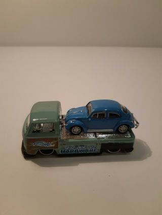 Hot Wheels Volkswagen T2 Pickup Green Truck With Vw Bug Art Cars 2016 Malaysia