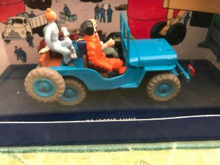 Voiture Miniature La Jeep d ' objectif Lune Tintin au 1/43 2