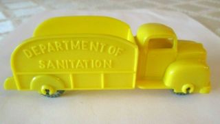 Vintage Toy - Department Of Sanitation Truck - Garbage - 1940 