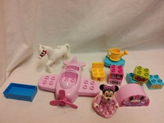 Lego Duplo Disney Minnie Mouse Figure With Pink Airplane & More