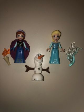 Lego Minifigure Friends Disney Princess Frozen Anna & Elsa With Olaf