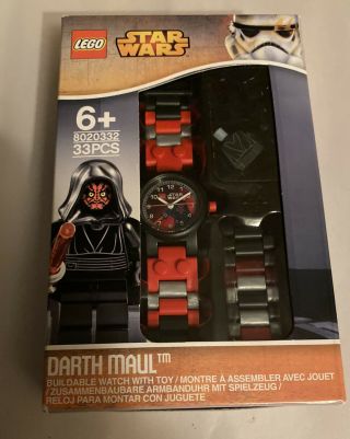 Lego Star Wars Buildable Watch Darth Maul Opened Box