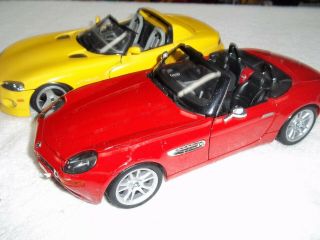 Bmw Z8 Maisto Red 1:18 Roadster/bburago Dodge Viper R/t 10