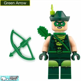 100 Lego Green Arrow Minifigure 70919 The Batman Movie Justice League Party