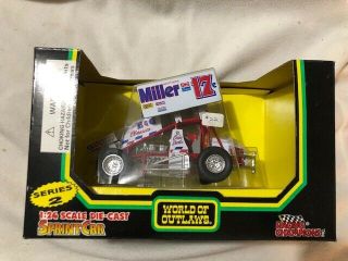 Racing Champions World Of Outlaws Series 2 1/24 Scale Sprint Car Chris Eash 17e