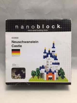 Nanoblock Neuschwanstein Castle Micro Building Block Set Nbh 010