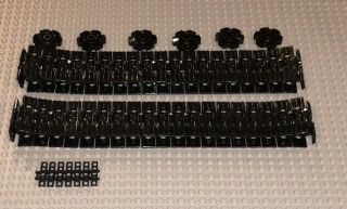 80 Lego Large Tread Links,  6 Sprockets (technic,  Robot,  Track,  Tank,  Ev3,  Crane)