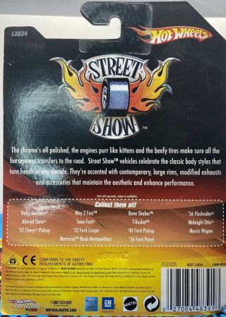 Hot Wheels Street Show ‘56 Flashsider On Card 3