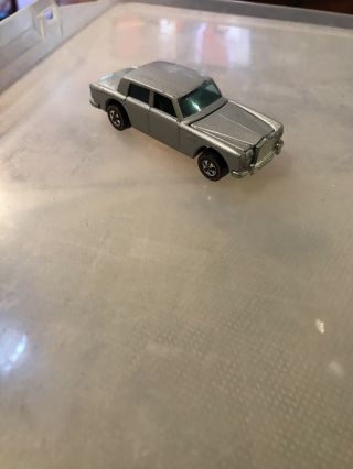 1969 Hot Wheels Red Line Rolls Rouce Silver Shadow