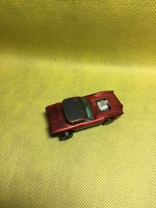1967 Hot Wheels Redline Python Made In Hong Kong Red With White Interior