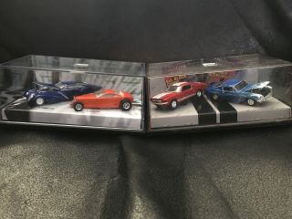 Hot Wheels Foose 2 Car Set & Mustang Monthly 2 Car Set.  No Cardboard Packaging.