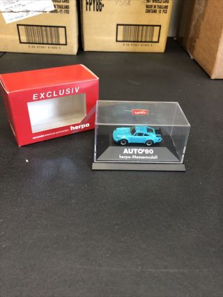 Herpa Porsche 911 930 Turbo Turquoise 1:87 Scale Ho Special Edition