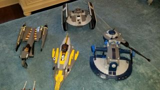Assorted Star Wars Lego.  Built When I Was A Kid.  Please Look At All Pictures.