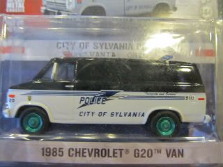 Green Machine Sylvania Ohio City Police 1985 Chevrolet G20 Van Greenlight Chase 2