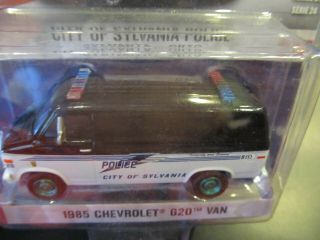 Green Machine Sylvania Ohio City Police 1985 Chevrolet G20 Van Greenlight Chase 3